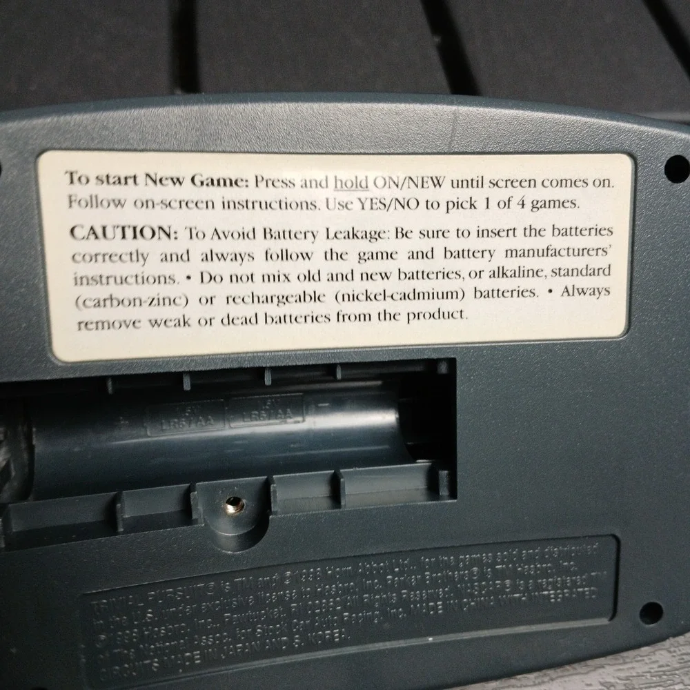Parker Brothers nascar trivial